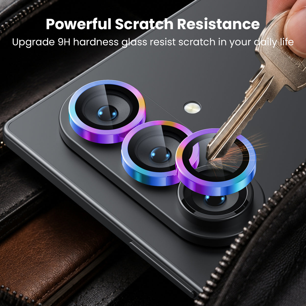 WSKEN Z Fold 8 Ultra Camera Lens Protector Case Cover - Anti Reflective Colorful - WSKEN