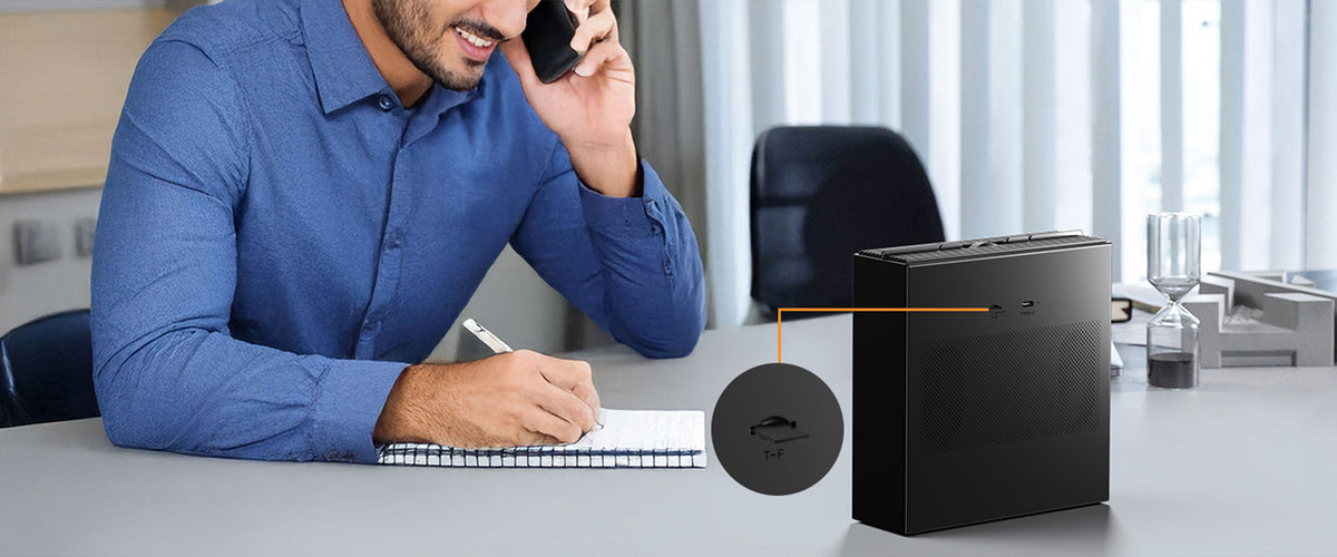 WSKEN Retro Bluetooth Speaker Gifts, BT5.3 Wireless Speakers, Black