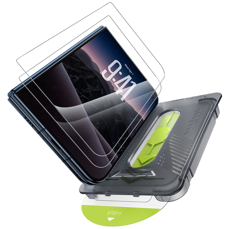 WSKEN Klares Displayschutzglas · 2er-Pack — iPhone Duo