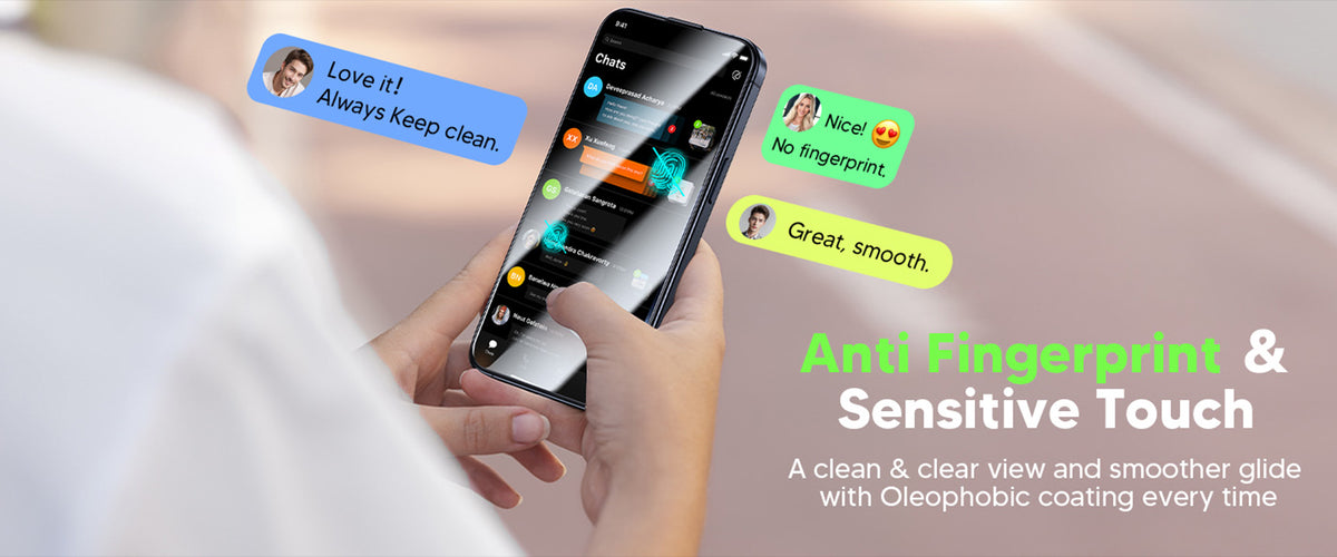 WSKEN for iPhone 16 Pro HD Screen Protector GL Series, 2 Pack