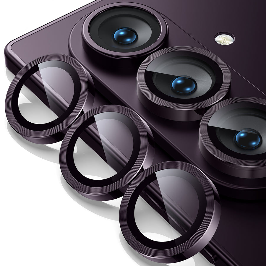 WSKEN for Z Fold 8 Ultra Camera Lens Protector Case Cover - Anti Reflective Violet