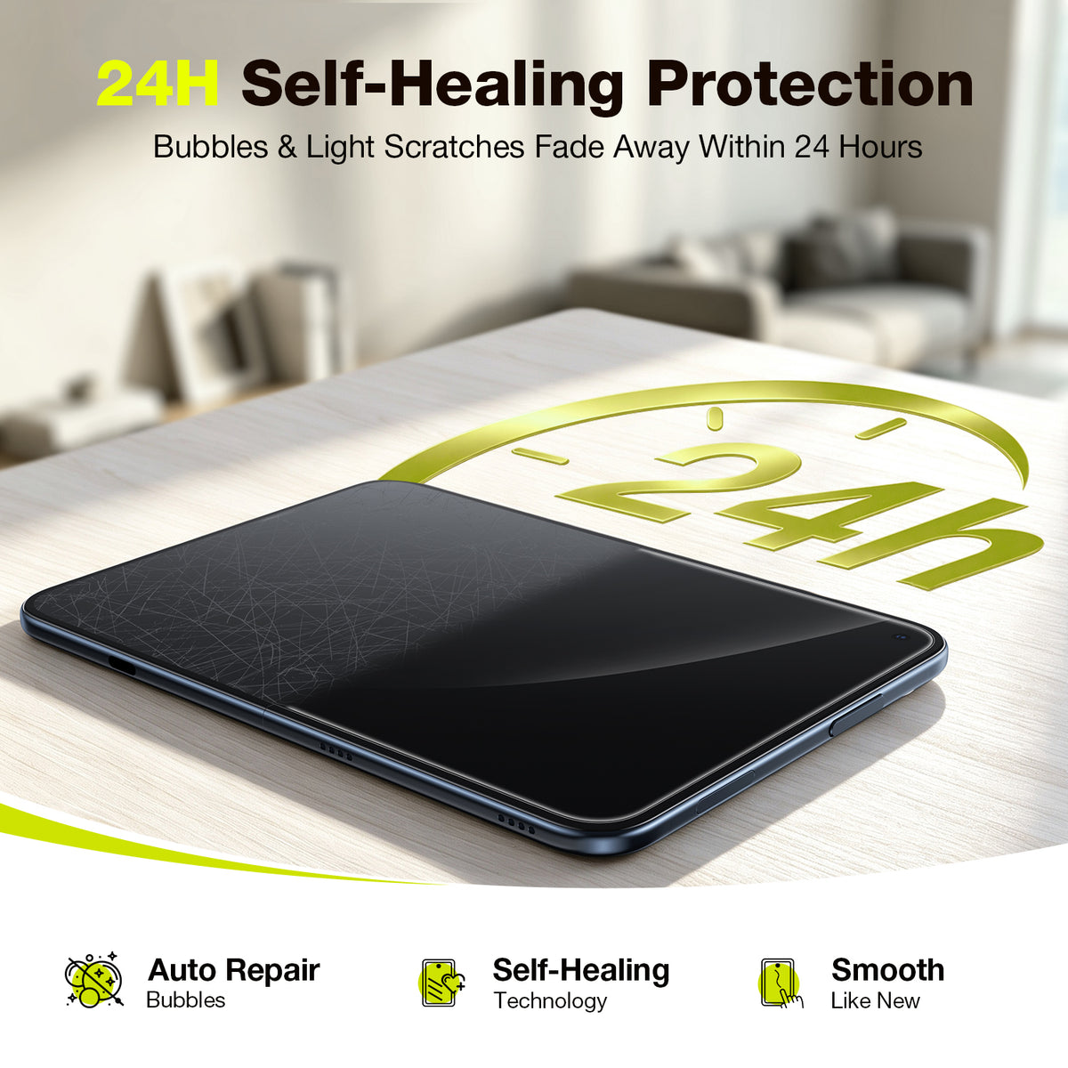 WSKEN Screen Protector for iPhone Duo - Zero Bubble 2+2 Clear - WSKEN