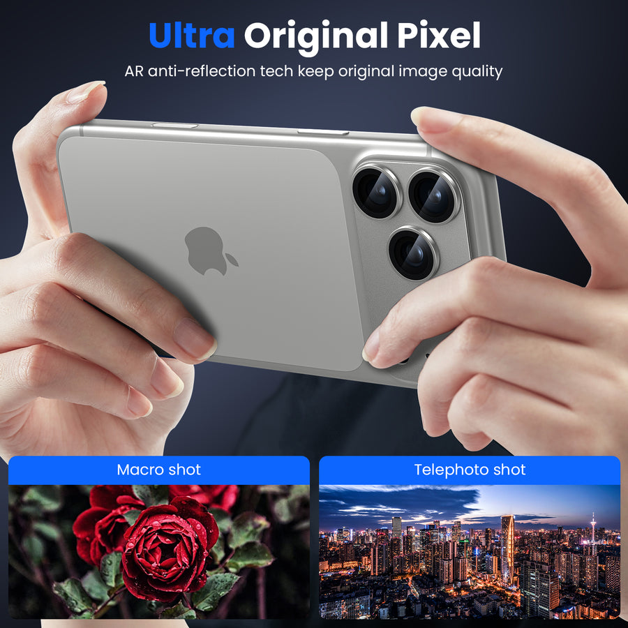 WSKEN カメラレンズ保護フィルム · シルバー — iPhone 18 Pro