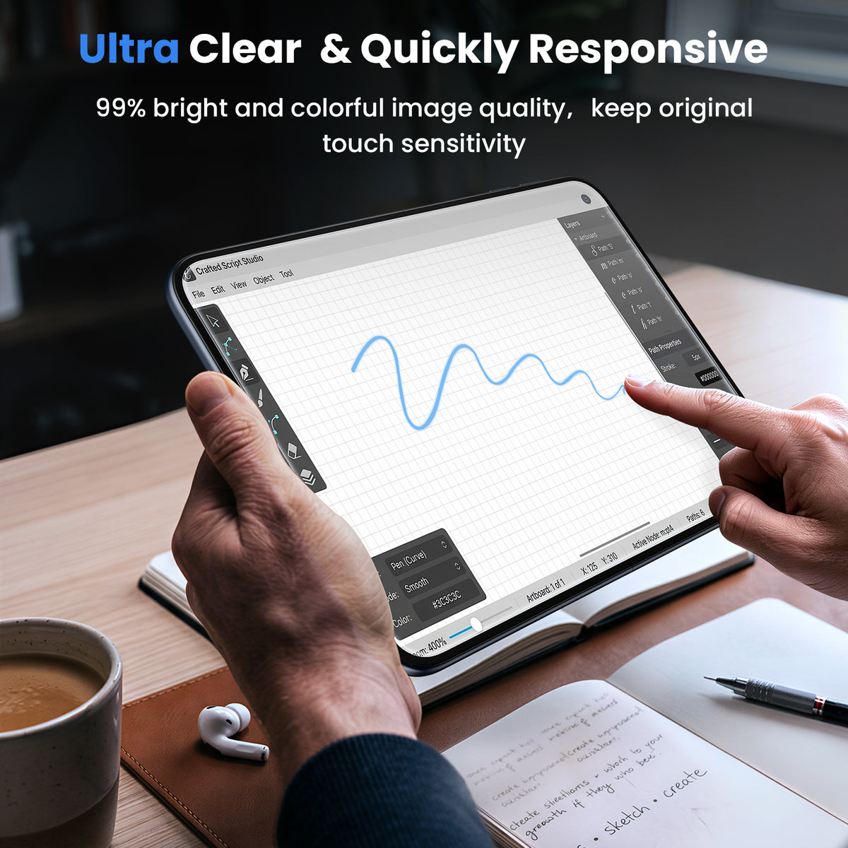 WSKEN iPhone Duo Screen Protector - Scratch Self Repair, Easily Install - WSKEN