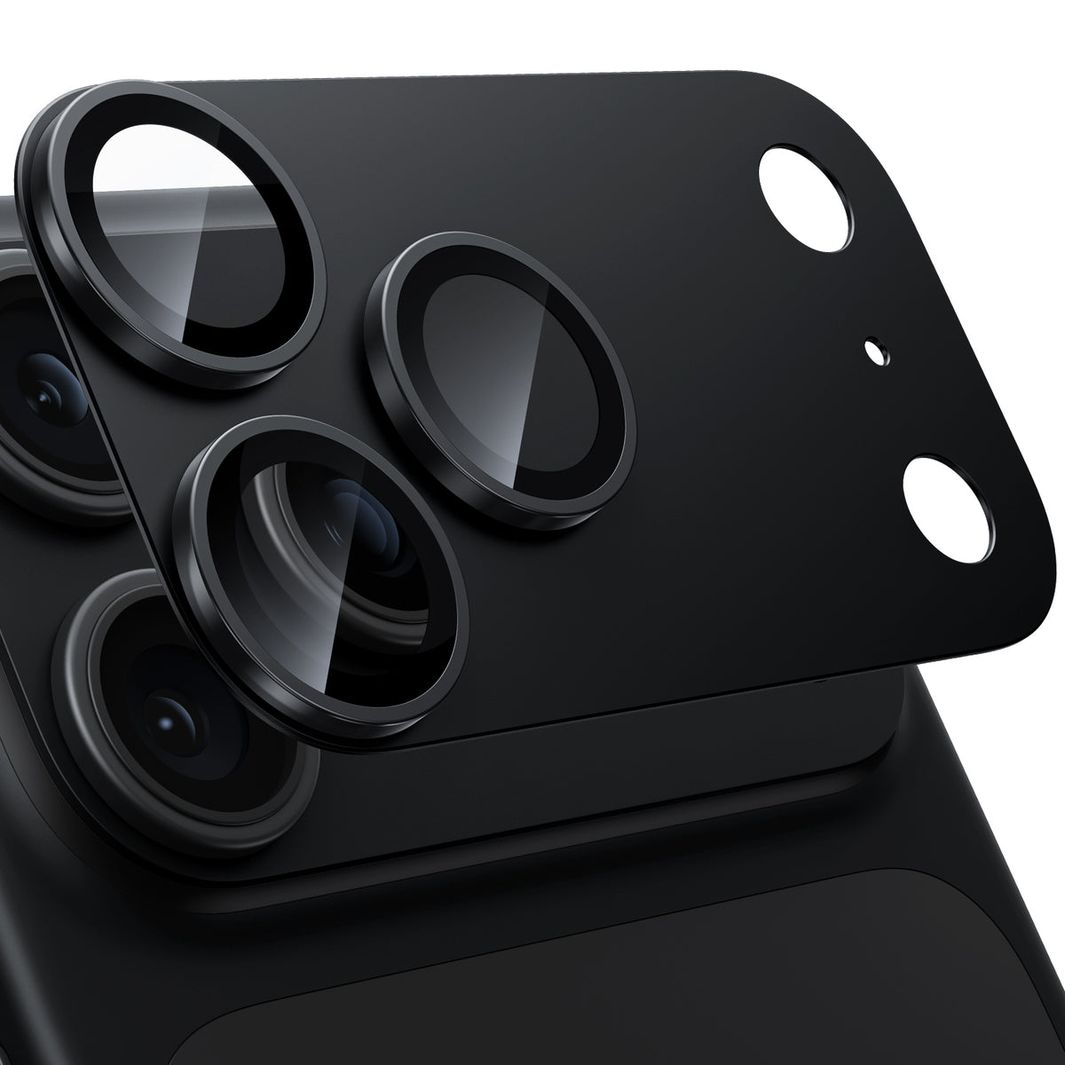 WSKEN iPhone 18 Pro Max Camera Lens Protector - Military Grade Design black - WSKEN