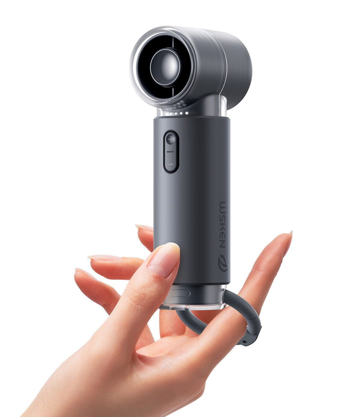 WSKEN Handheld Portable Mini Fan, 5 Speeds 30000mAh - WSKEN