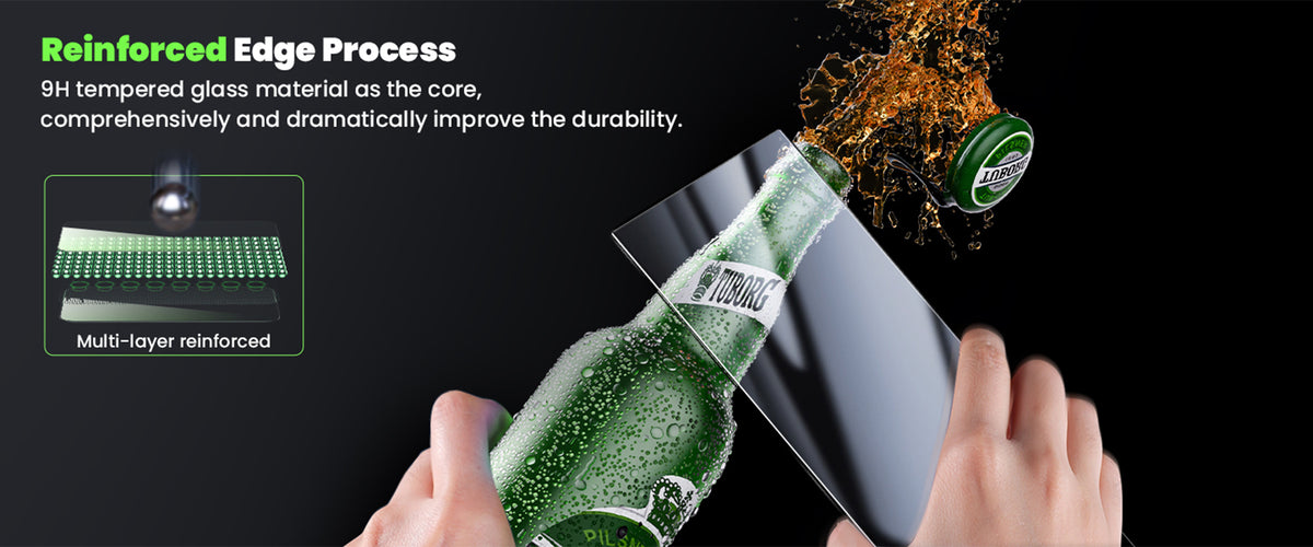 WSKEN for Samsung Galaxy S24 Ultra HD Screen Protector, GL Series 2Pack