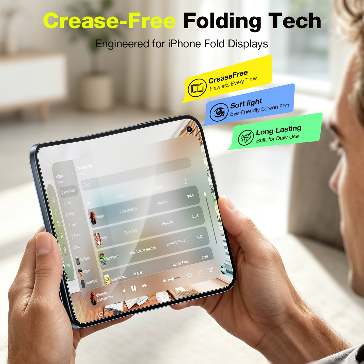 WSKEN Screen Protector for iPhone Duo - Zero Bubble 2+2 Clear - WSKEN