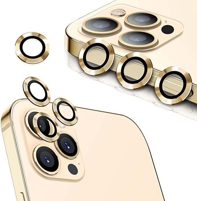 Gold Coque iPhone 12 Pro Max Magsafe avec Lens Protector