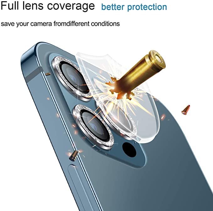 WSKEN  iphone 12 pro Camera Lens Protector  - Giltter