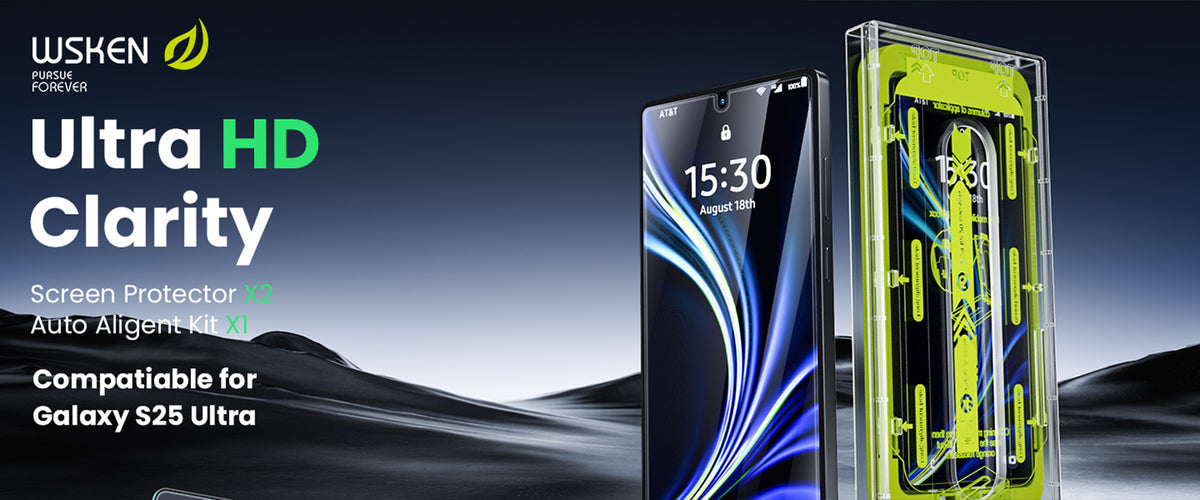 WSKEN クリア 画面保護フィルム · 2枚入り — Galaxy S25 Ultra