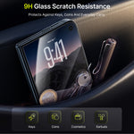 WSKEN iPhone Duo Screen Protector - Installation Friendly, Auto Dust Removal 2Pcs Clear - WSKEN