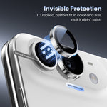 WSKEN iPhone Duo Camera Lens Protector - Original Shooting Mode Silver