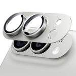 WSKEN iPhone Duo Camera Lens Protector - Military Grade Design Silver - WSKEN