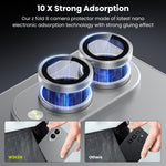 WSKEN Z Fold 8 Camera Lens Protector Case Cover - Anti Reflective Silver — 2