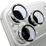 WSKEN iPhone 18 Pro/iPhone 18 Pro Max Camera Lens Protector - Glitter Silver