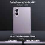 WSKEN Z Fold 8 Camera Lens Protector Case Cover - Anti Reflective Lavender — 4