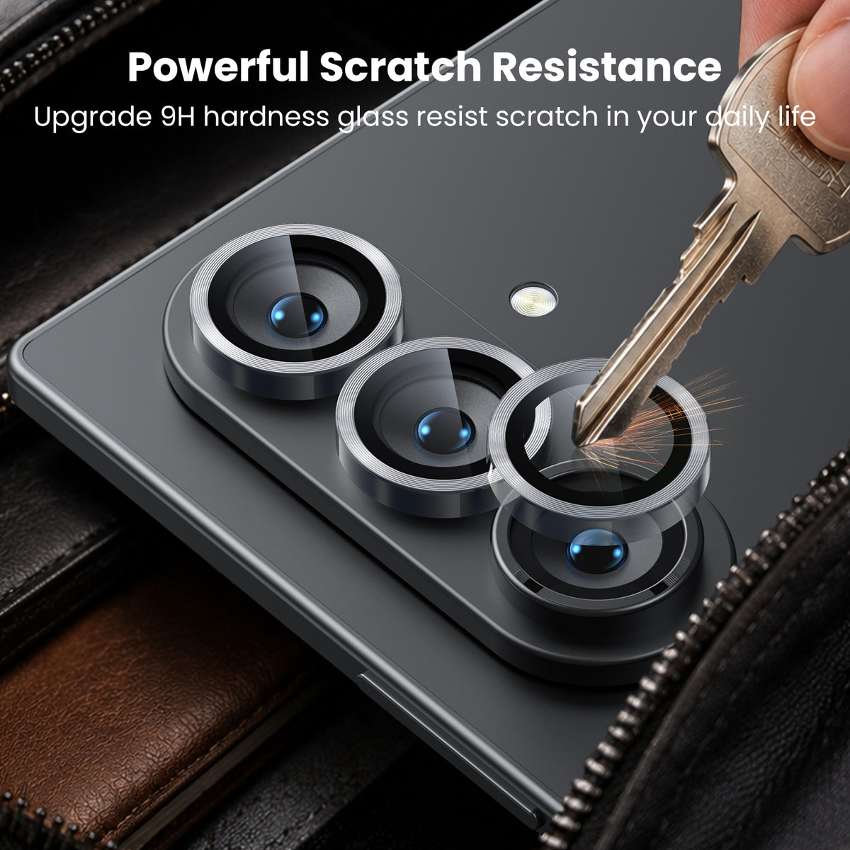 WSKEN Z Fold 8 Ultra Camera Lens Protector Case Cover - Anti Reflective Clear - WSKEN