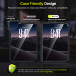 WSKEN iPhone Duo Screen Protector - Installation Friendly, Auto Dust Removal 2Pcs Clear - WSKEN