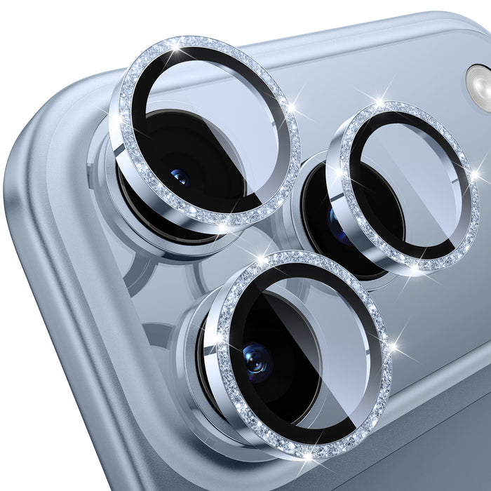 WSKEN iPhone 18 Pro/iPhone 18 Pro Max Camera Lens Protector - Glitter Glacier - WSKEN