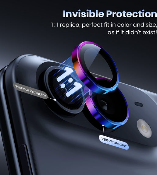 WSKEN iPhone Duo Camera Lens Protector - Original Shooting Mode,Color