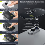 WSKEN Z Fold 8 Camera Lens Protector Case Cover - Anti Reflective Silver — 5