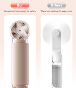 WSKEN Handheld Portable Mini Fan, 5 Speeds 30000mAh - WSKEN