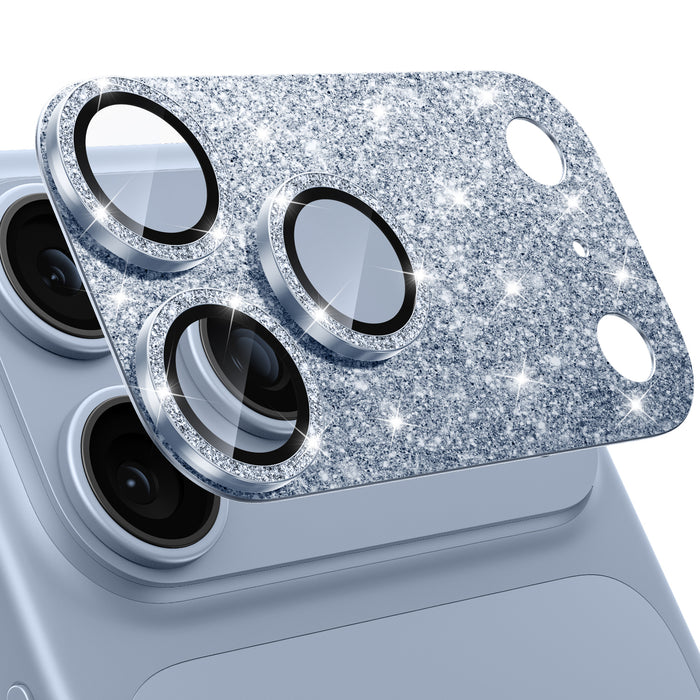 WSKEN iPhone 18 Pro Max Camera Lens Protector - Military Grade Design Glitter Glacier - WSKEN