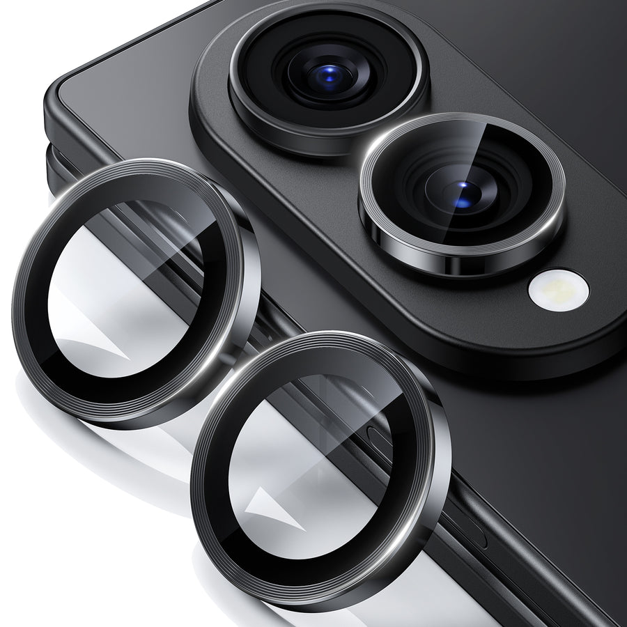 WSKEN Z Fold 8 Camera Lens Protector Case Cover - Anti Reflective Black