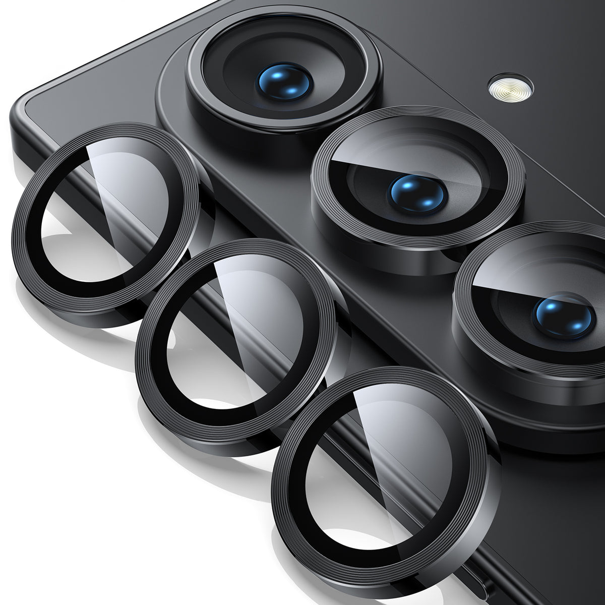 WSKEN Z Fold 8 Ultra Camera Lens Protector Case Cover - Anti Reflective Black - WSKEN