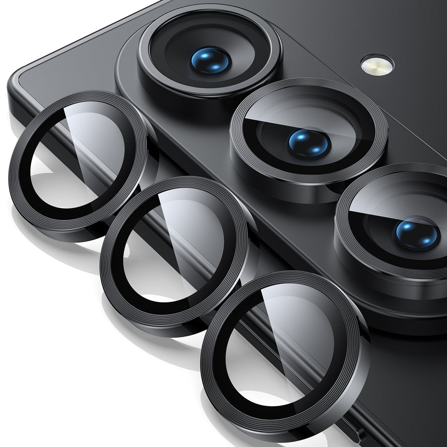 WSKEN Z Fold 8 Ultra Camera Lens Protector Case Cover - Anti Reflective Black
