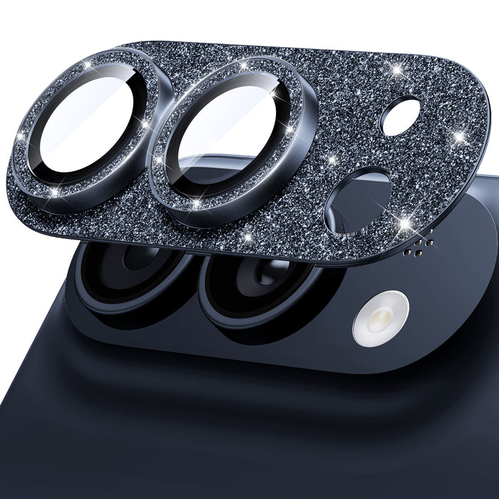 WSKEN iPhone Duo Camera Lens Protector - Military Grade Design Glitter Blue - WSKEN