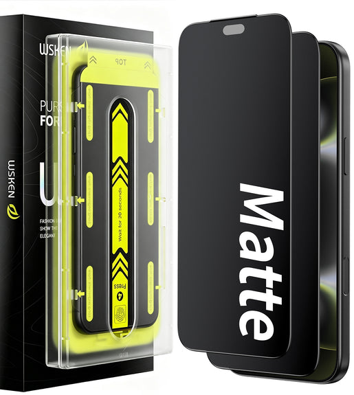 WSKEN iPhone 18 Pro Max Privacy Screen Protector - 25° Anti Spy, 2 Pack Matte Privacy