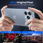 WSKEN iPhone 18 Pro Max Camera Lens Protector - Military Grade Design Glitter Glacier - WSKEN