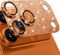 WSKEN for iPhone 17 Pro Camera Lens Protector - [Military Grade Shatterproof] [Strong Adhesion] Metal Aluminum Alloy Tempered Glass Camera Screen Protector - WSKEN