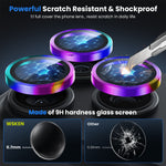 WSKEN iPhone 18 Pro/iPhone 18 Pro Max Camera Lens Protector - Colorful - WSKEN