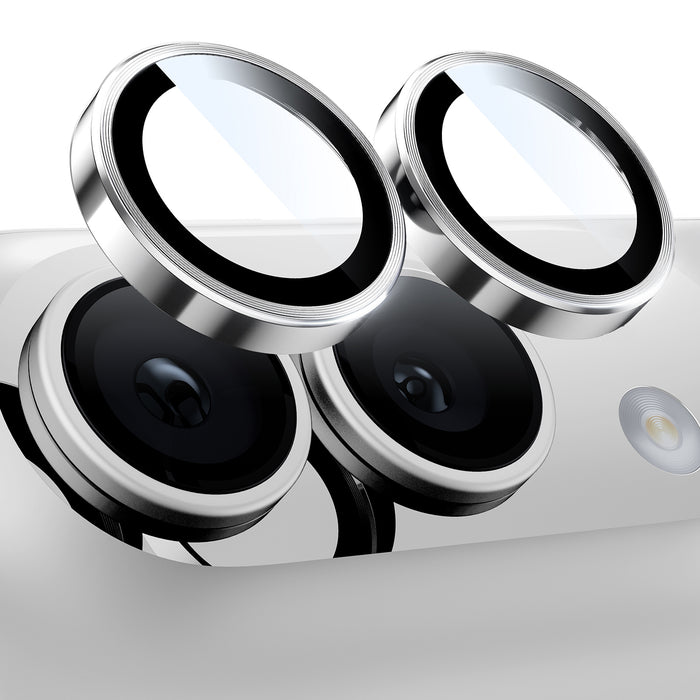 WSKEN iPhone Duo Camera Lens Protector - Original Shooting Mode Silver