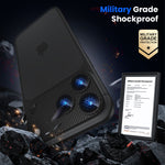 WSKEN iPhone 18 Pro Camera Lens Protector - Military Grade Design Texture Carbon Fiber New - WSKEN