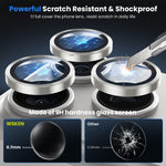 WSKEN iPhone 18 Pro/iPhone 18 Pro Max Camera Lens Protector - Glacier - WSKEN