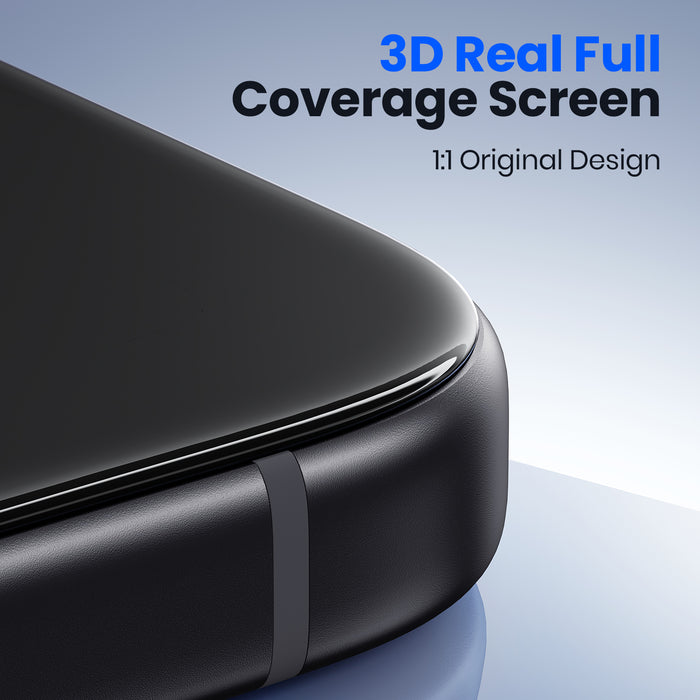 WSKEN Screen Protector for iPhone 18 Pro Max - No Black Edges 2 PCS Clear 3D