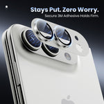 WSKEN iPhone Duo Camera Lens Protector - Military Grade Design Silver - WSKEN