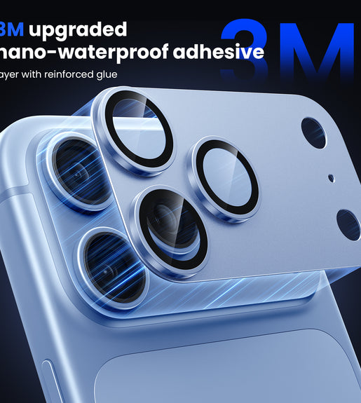 WSKEN for iPhone 18 Pro Camera Lens Protector - Military Grade Design Glacier
