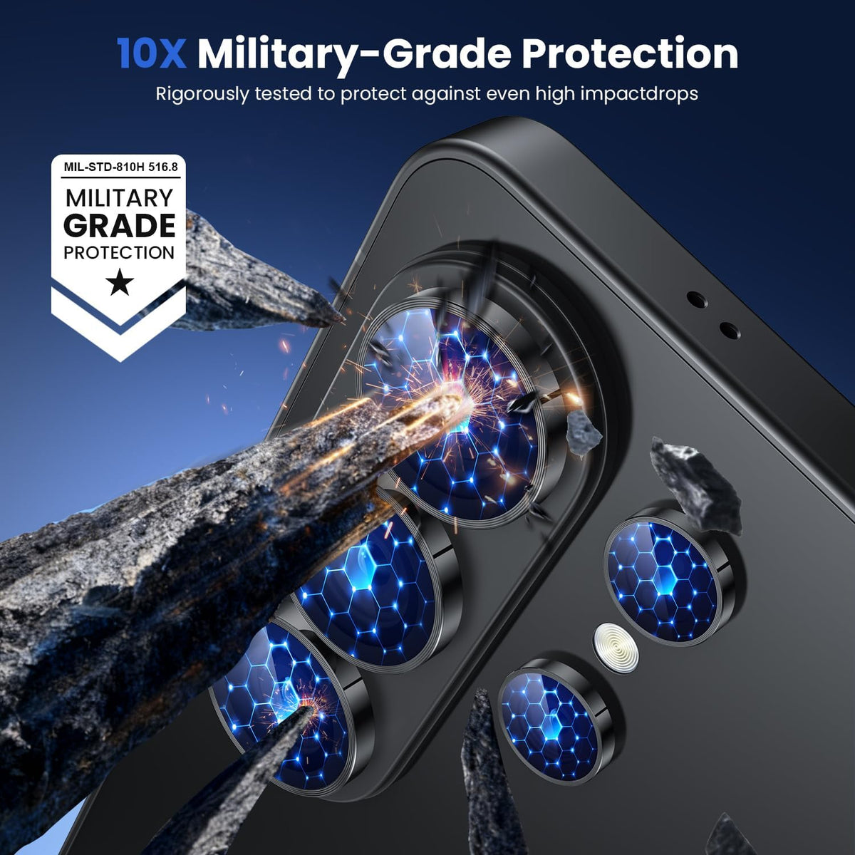 WSKEN for Samsung Galaxy S26 Ultra Camera Lens Protector - Ultra Thin Case Friendly, 9H Shatterproof Tempered Glass with Anti Scratch Metal Circle Camera Screen Protector Cover Accessories, Black - WSKEN
