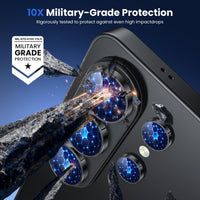 WSKEN for Samsung Galaxy S26 Ultra Camera Lens Protector - Ultra Thin Case Friendly, 9H Shatterproof Tempered Glass with Anti Scratch Metal Circle Camera Screen Protector Cover Accessories, Black - WSKEN