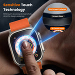 WSKEN for Apple Watch Ultra 2/Ultra HD Screen Protector 49mm, 2 Pack - WSKEN