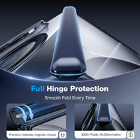 WSKEN iPhone Duo Case with Magnetic 360° Ring Stand - Clear Blue - WSKEN