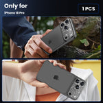 WSKEN iPhone 18 Pro Camera Lens Protector - Military Grade Design Glitter Black - WSKEN
