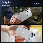 WSKEN iPhone 18 Pro Camera Lens Protector - Military Grade Design Glitter Silver - WSKEN