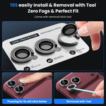 WSKEN iPhone 18 Pro/iPhone 18 Pro Max Camera Lens Protector - Clear - WSKEN