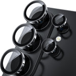 WSKEN for Samsung Galaxy S26 Ultra Camera Lens Protector - Ultra Thin Case Friendly, 9H Shatterproof Tempered Glass with Anti Scratch Metal Circle Camera Screen Protector Cover Accessories, Black - WSKEN